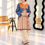 Azure Flora – 2 Piece Lawn Suit