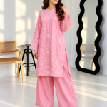 Blushing Rose 2-Piece Cotton Silk Suit