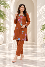 Autumn Bloom - 2 Pieces Lawn Suit - Image 2