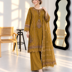 Floral Majesty - 3 Piece Embroidered Lawn Suit