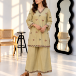 Ivory Heritage Kurti Plazzo
