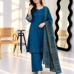 Royal Azure – 3 Piece Lawn Suit